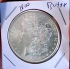 MORGAN SILVER DOLLAR 1900 FROSTY BU+++ NICE WHITE COIN 90% SILVER