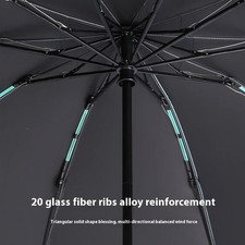 1PCS 20 bones Reverse Umbrella Fully Automatic Folding Umbrella with Windproof
