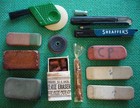 Antique Pencil Erasure Lot DIXON BRUSH SHEAFFERS WIZARD VenUS Weldon Roberts RIT — photo 2