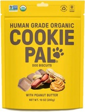 Cookie Pal Organic Dog Biscuits with Peanut Butter -Dog 10 oz 