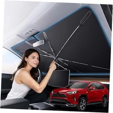 Zanch 2025 Upgraded Car Windshield Sun Shade [Cool Down by 75℉ ] with Heat 