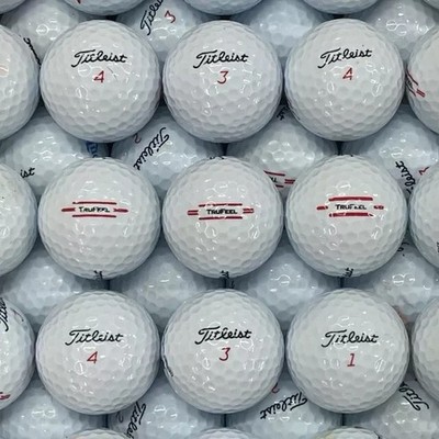 50 Titleist TruFeel Used Golf Balls 4A Near Mint Condition FREE SHIPPING