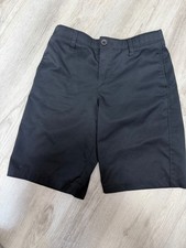 Boy  s Under Armour UA Active Dri-Fit Golf Shorts Black Youth Large Size 12 Loose
