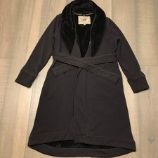 UGG Robe Womens Size L Brown Bathrobe Duffield Plush Heavy Shawl Collar Cozy