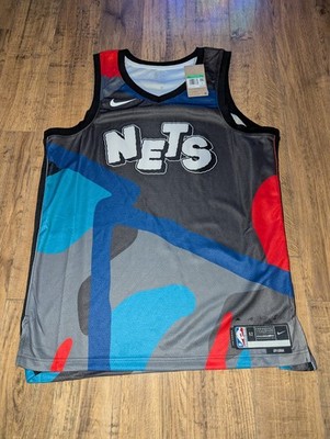 Brooklyn Nets City Edition NBA Jersey Nike Size XL 60 Basketball