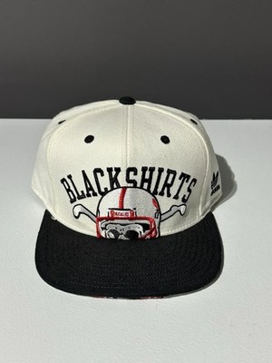 Vintage Sports Adidas Nebraska Cornhuskers Snapback Hat White Black One Size
