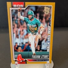 2026 Topps Trevor Story Walk This Way Gold /50 SSP