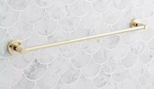 Signature Hardware Lexia 24" Towel Bar, SHLE24TBPB 483938, Polished Brass