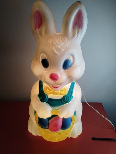 easter bunny blow mold vintage - Picture 4 of 8