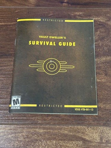 Fallout 3 Vault Dweller Survival Guide Playstation 3 PS3 Instruction Manual Only