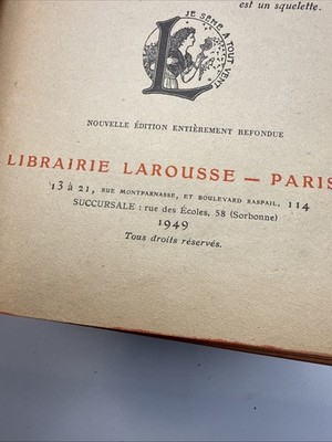 Nouveau Petit Larousse Illustre 1949 - Paris Illustrated Hardcover
