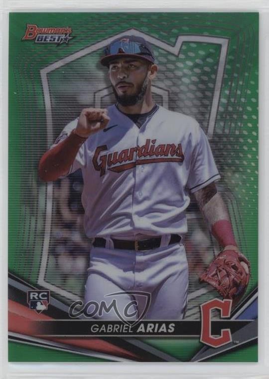 2022 Bowman's Best Green Refractor 16/99 Gabriel Arias #47 00hi