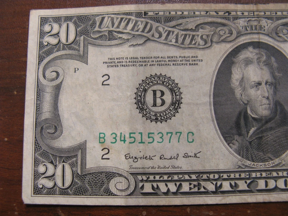 SERIES 1950 C 20$ FEDERAL RESERVE NOTE SMITH AND DILLON - Image 2 of 4