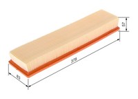 Luftfilter Bosch 1 457 433 163 Filtereinsatz FüR Renault Almera Nissan Clio X76