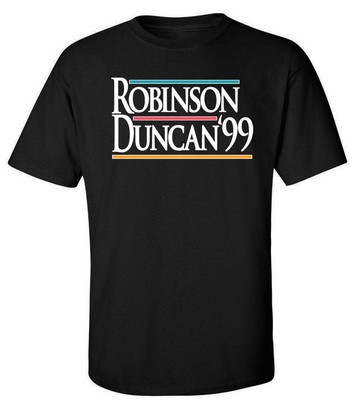 David Robinson Tim Duncan San Antonio 1999 Shirt T-Shirt