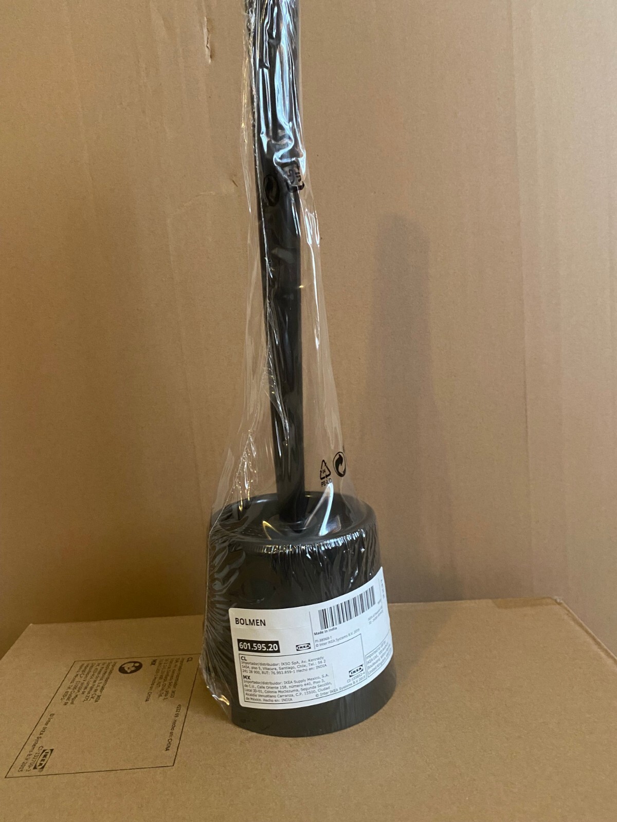 Ikea BOLMEN Toilet Brush and Holder Free Standing Bathrooms Cleaning Brush Black eBay