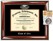 Custom Diploma Frame Embossed College University of Texas Austin Best Graduation