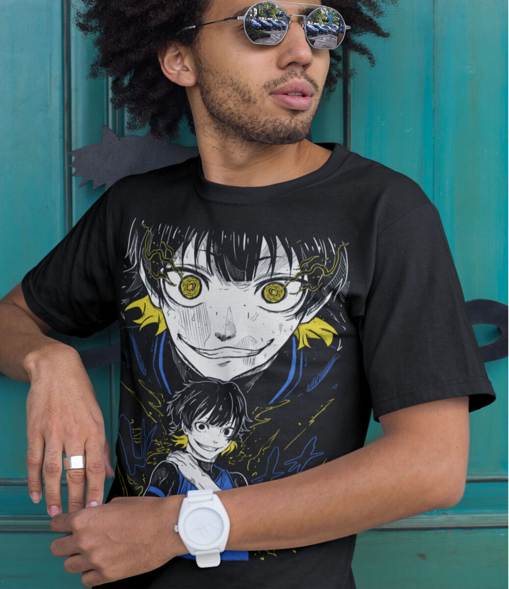 Meguru Bachira T-shirt Blue lock Kunigami,Rin Itoshi,Nagi Anime