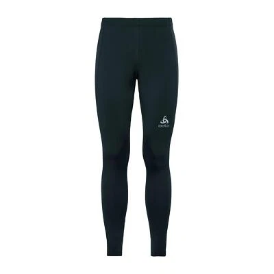 ODLO Herren CORE WARM Laufhose, lange Lauftights für Herbst und Winter