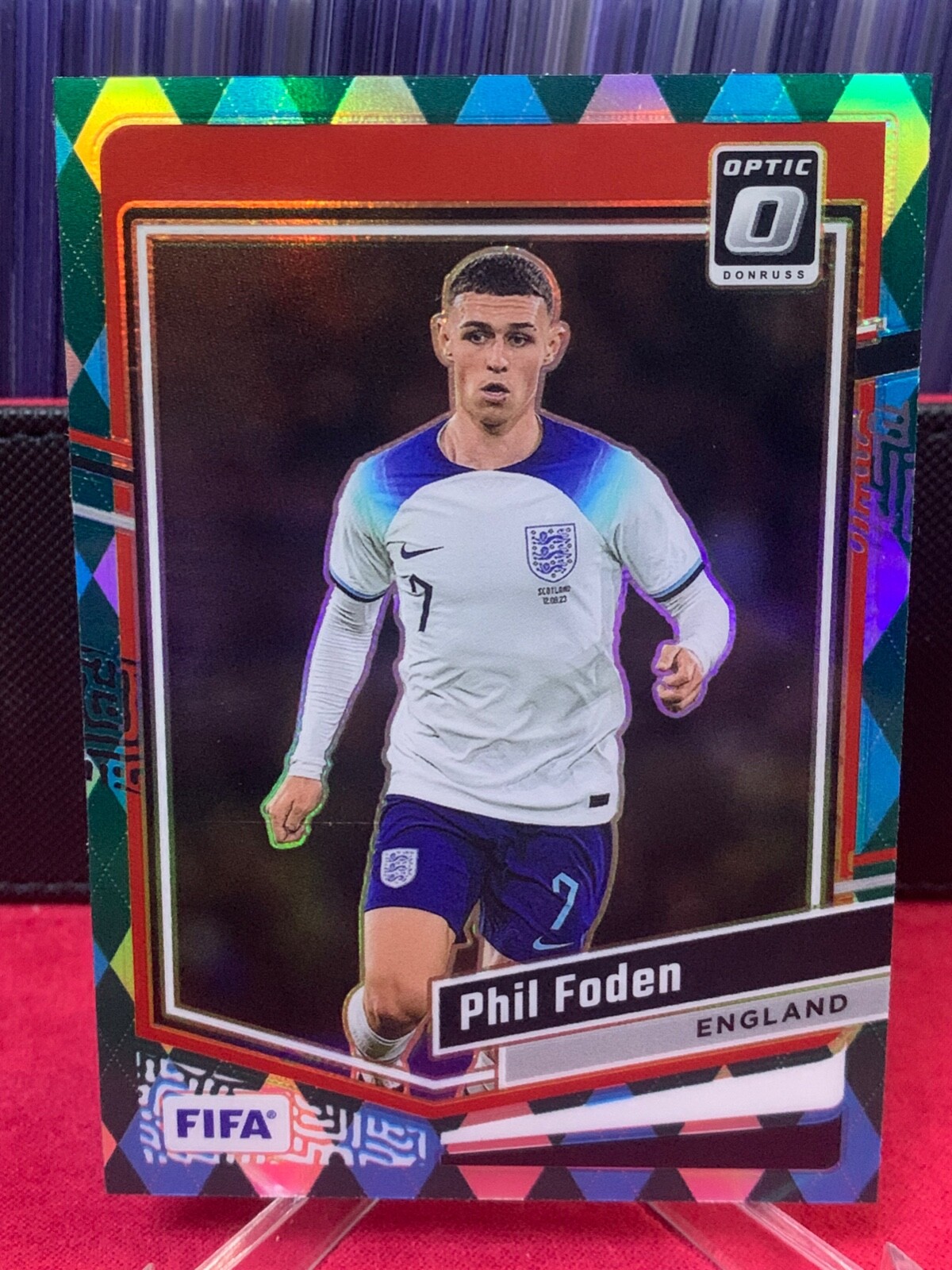 2023-24 Donruss Optic PHIL FODEN SP Argyle Prizm Card #12 ENGLAND