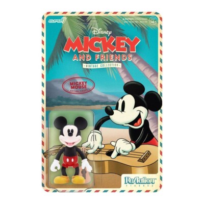 Super7 ReAction Disney Vintage Collection Mickey Mouse (Hawaiian) NEU OVP !