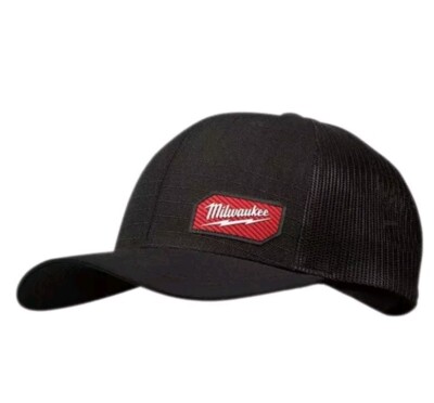 MILWAUKEE - Gridiron Snapback Trucker Hat - Black