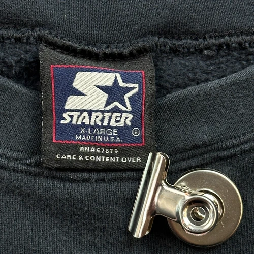 Vintage Atlanta Falcons Sweatshirt Mens XL Black Starter Pullover USA Made 90s