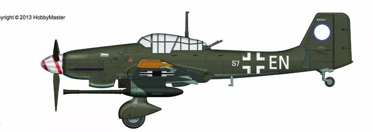 Hobby Master Metal Assembly Kit 1:72 HAK301 Junkers Ju 87G-1