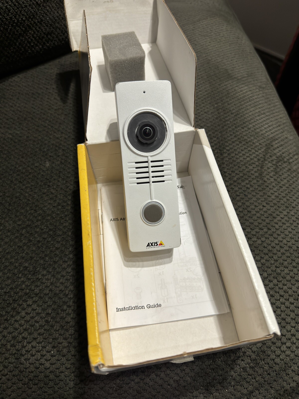 Axis A8105E Video Door Bell + A9801 Relay eBay