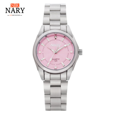 Damen Frauen Edelstahl Quarz Analog Armbanduhren Geschenk/Box Wasserdicht UK