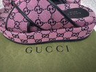Gucci Canvas GG Platform Slide Sandals, size 38/8 — photo 4