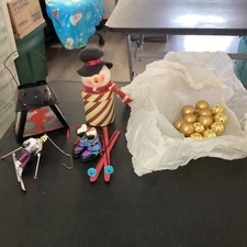 Lot of Assorted Christmas Ornaments and Decorations