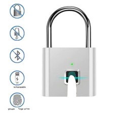 Fingerprint USB Rechargeable Smart Lock Padlock