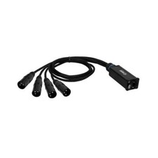 Image of Adam Hall 4 STAR CATBOX XM3 Audio & DMX Adapter 3-pole XLR male x Cat.6a