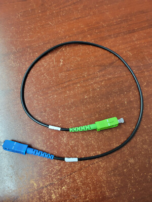 0.5 meter Simplex 3.0mm I/O Cable SM 9/125um SC/U to SC/A Patchcord