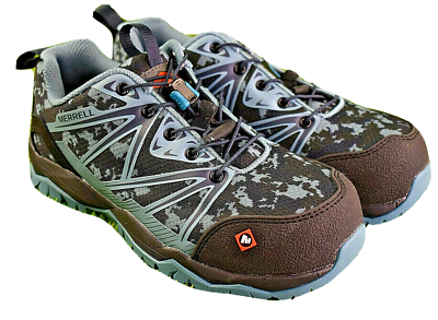 Merrell Fullbench Speed Composite Toe Mens 6 M/Womens 7.5 Blue Work Safety Boots Merrell Fullbench Speed CF Safety Toe Work Boots Women Size  main image 4