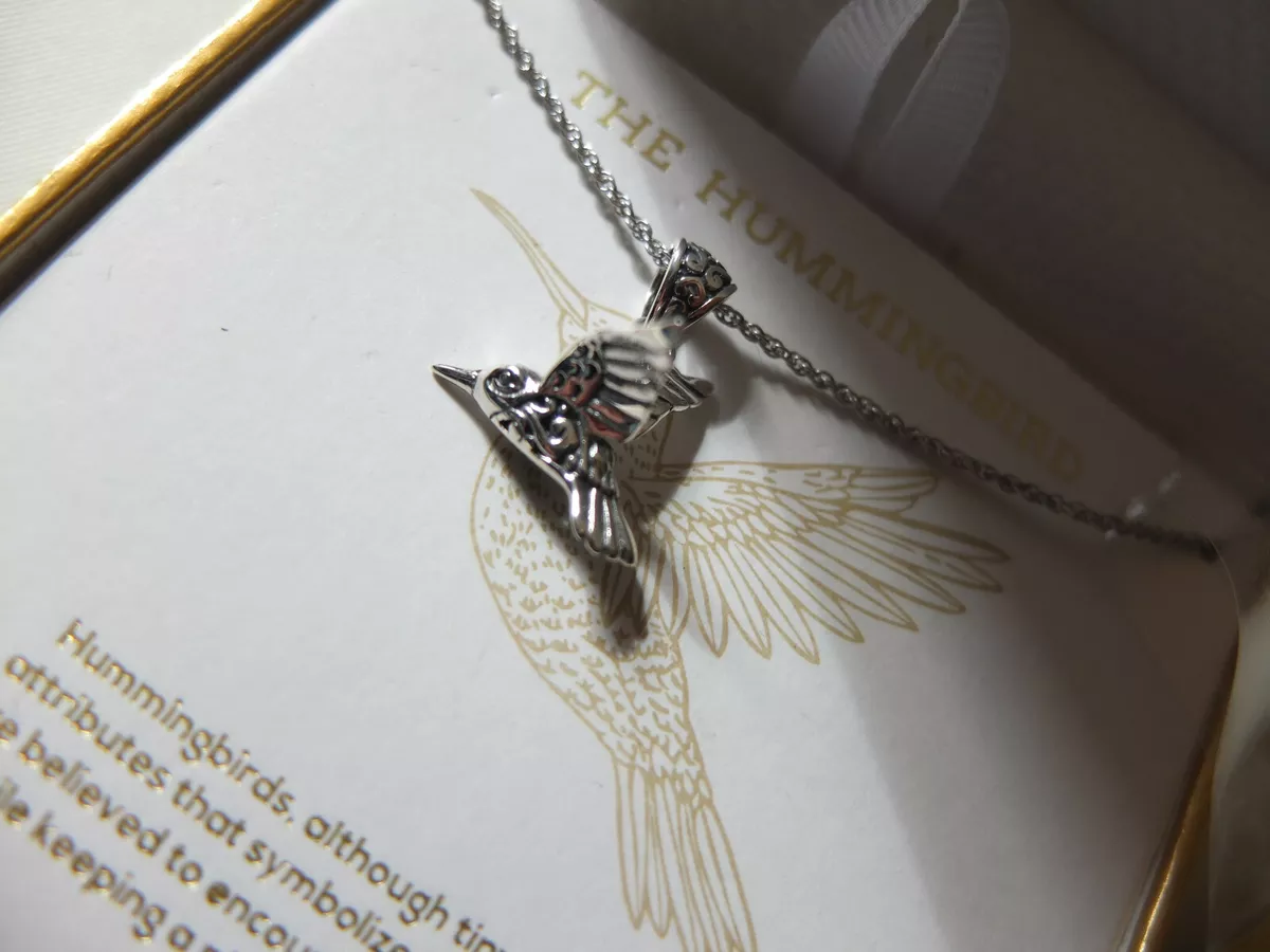 Annika Witt Bali Sterling Silver 925 Necklace The Hummingbird