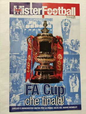 MISTER FOOTBALL PREMIER LEAGUE 2007 FA CUP FINALE CHELSEA MANCHESTER UNITED