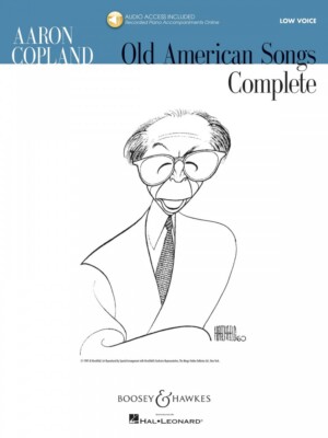 Aaron Copland Old American Songs Complete Low Voice Book and Audio 048019955
