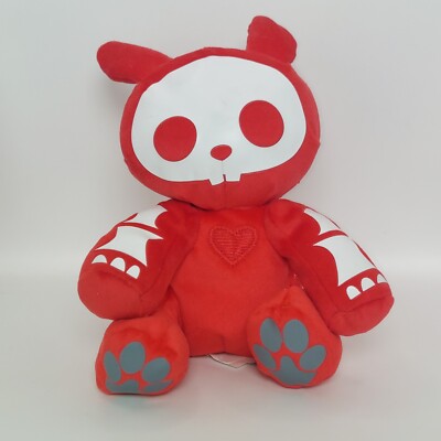 Mini Skelanimals Plush Red Jack The Rabbit
