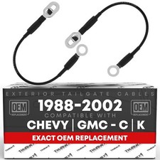 Tailgate Support Cable Straps- Left  Right - Compatible with 1988-2000 Chevr...