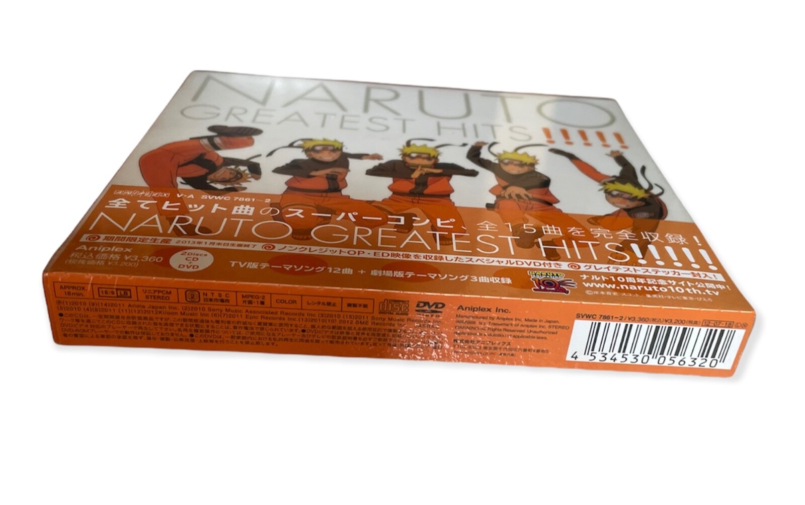 Naruto Greatest Hits Limited Edition Cd Dvd Japan Import 127 For Sale Online Ebay