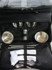 Wheeled Rolling Picnic Travel Asian Japanese Sushi Food Carry Storage Cooler Bag