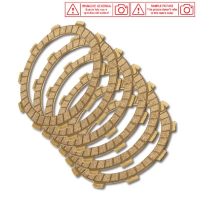 Set De Disques D'Embrayage Garnis Pour Fantic Motor 50 Trial 50.5 (1989-2015) - Neuf