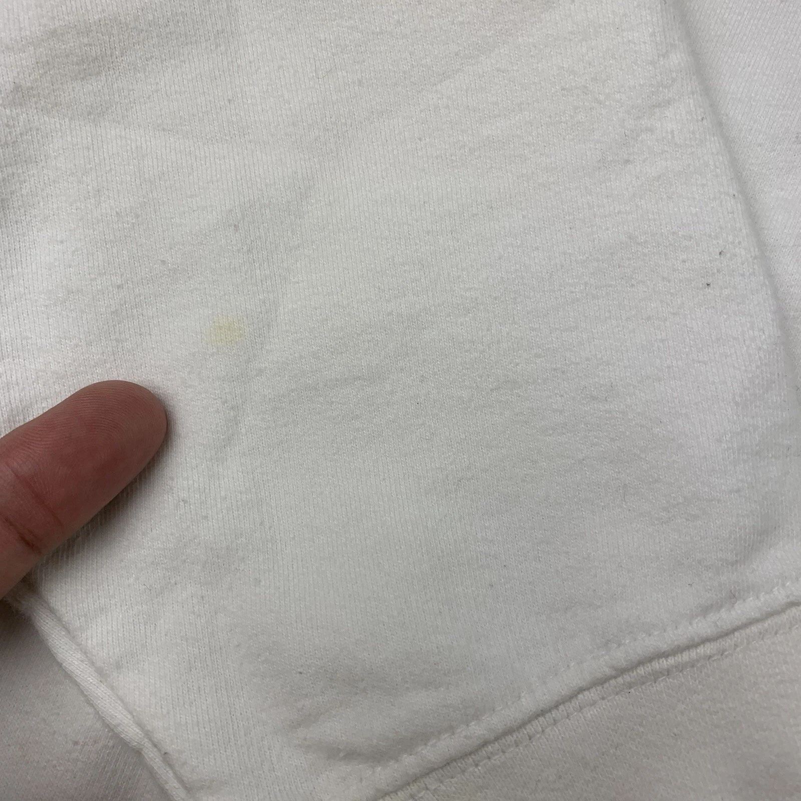 A BATHING APE (BAPE) Felpa con cappuccio Anti Social Social Club ASSC adulto grande bianca USA