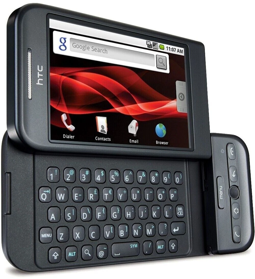 Смартфон с android 1. Htc t mobile g1. htc dream g1. htc dream (t-mobile g1) — первый смартфон на основе android. htc dream 2008.