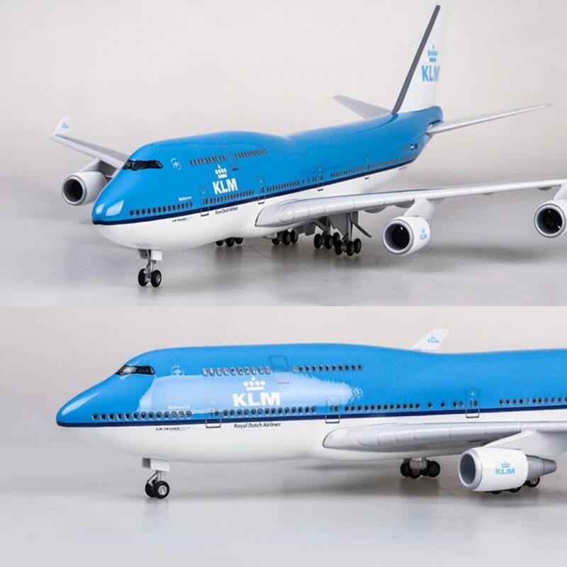 Extra Large KLM Royal Dutch Boeing 747 Aircraft Model Plane