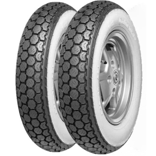Scooter Tyres Continental Conti K62 3.00-10 & 3.00-10 TT WhiteWall Yamaha
