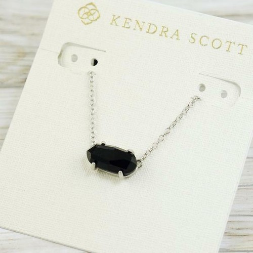Kendra Scott Ever Onyx Black Pendant 
