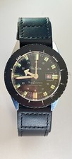 Reloj de buceo vintage Valaire Super Datomatic FRANCIA reloj de buceo vintage diámetro negro